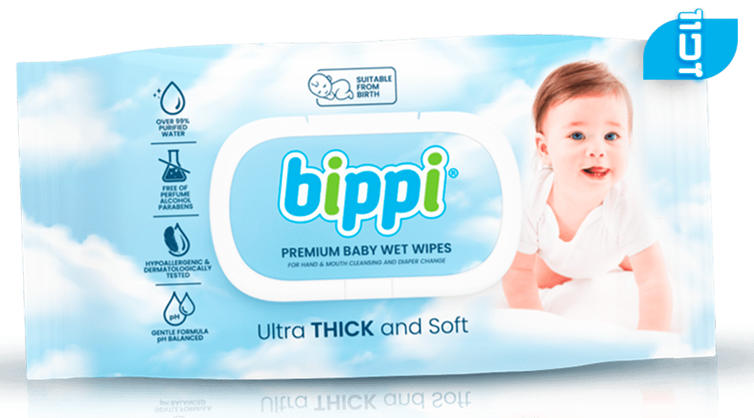 BIPPI Wipes Premium
