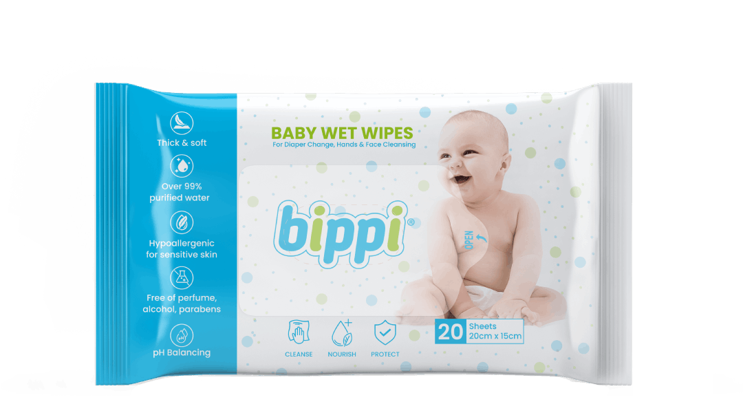 Bippi Wet Wipes 20s