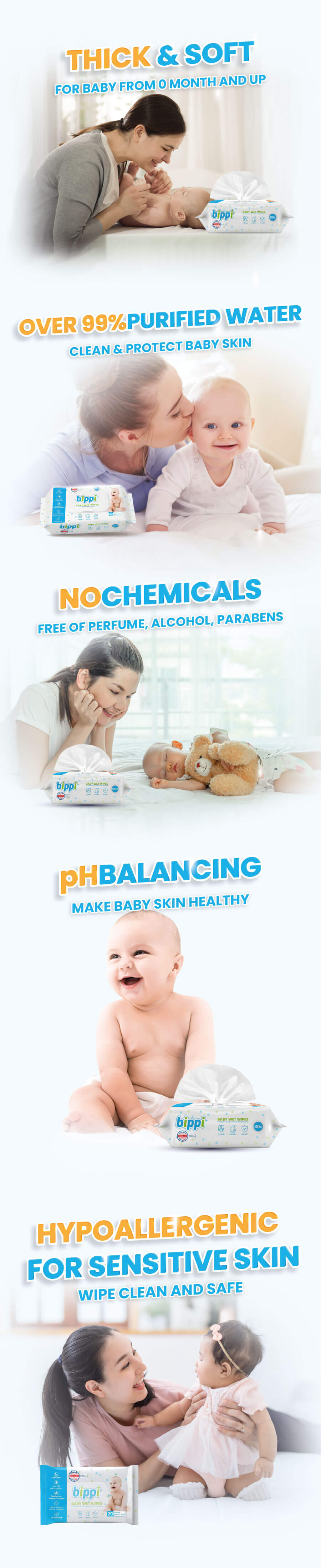 Bippi Wipe all in one english